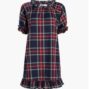 Hill house Home Navy Tartan Katherine Nap Dress